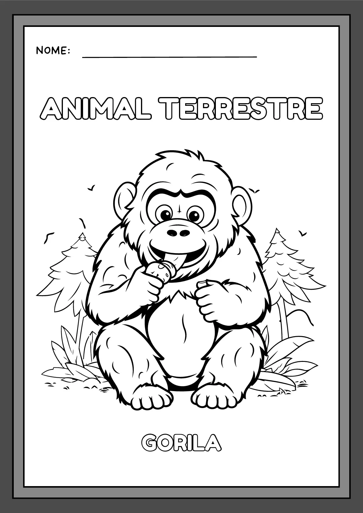 Desenhos De Animais Para Colorir Em PDF 5