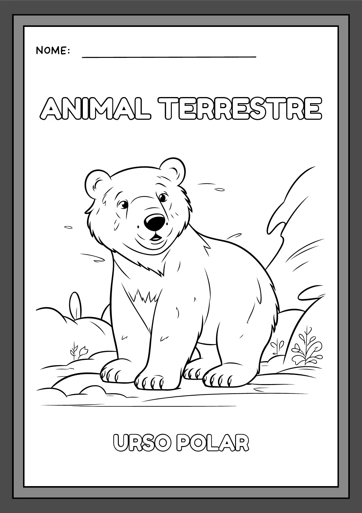 Desenhos De Animais Para Colorir Em PDF 7