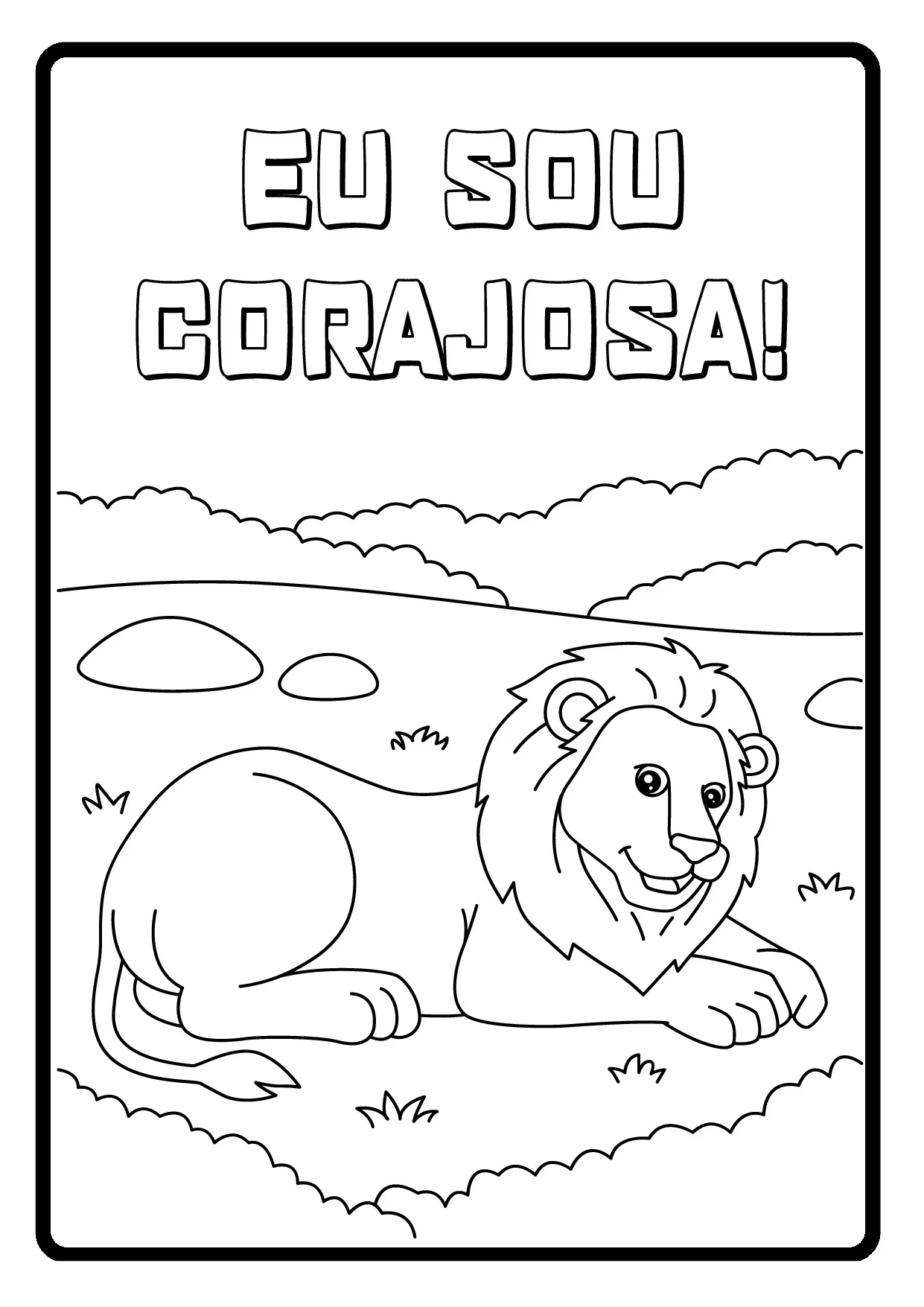 Desenhos Para Colorir E Imprimir Com Animais 11