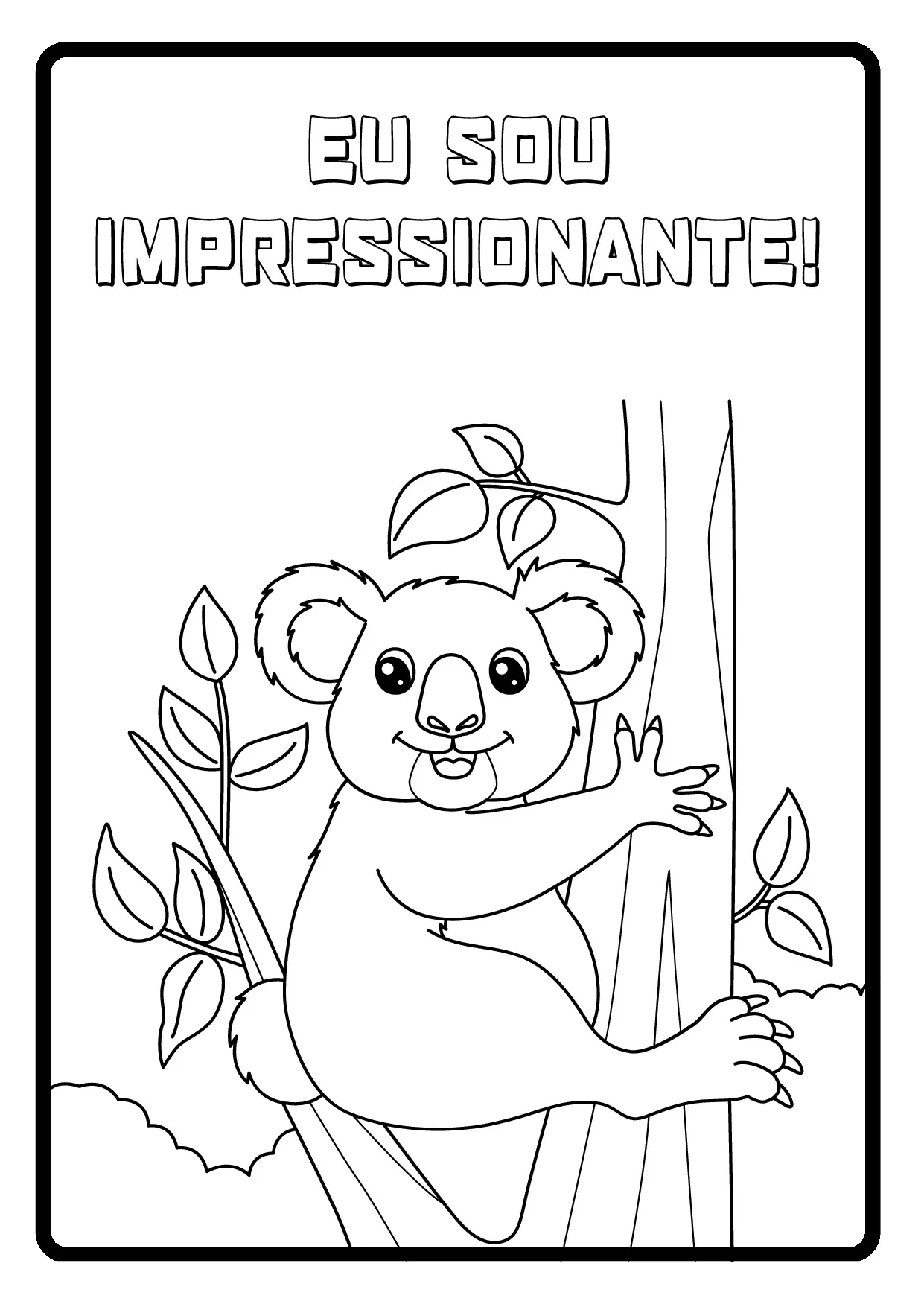 Desenhos Para Colorir E Imprimir Com Animais 13