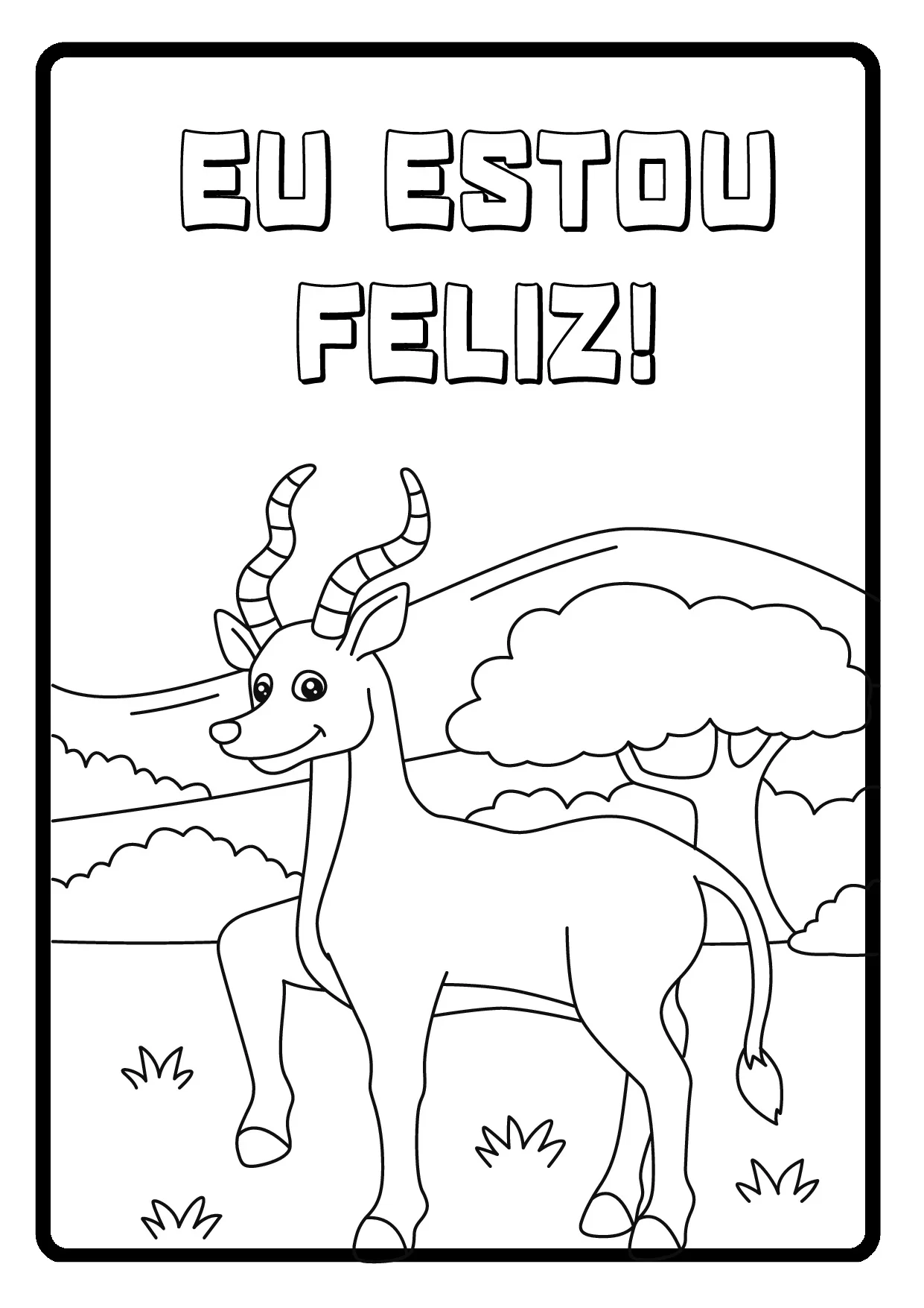 Desenhos Para Colorir E Imprimir Com Animais 15