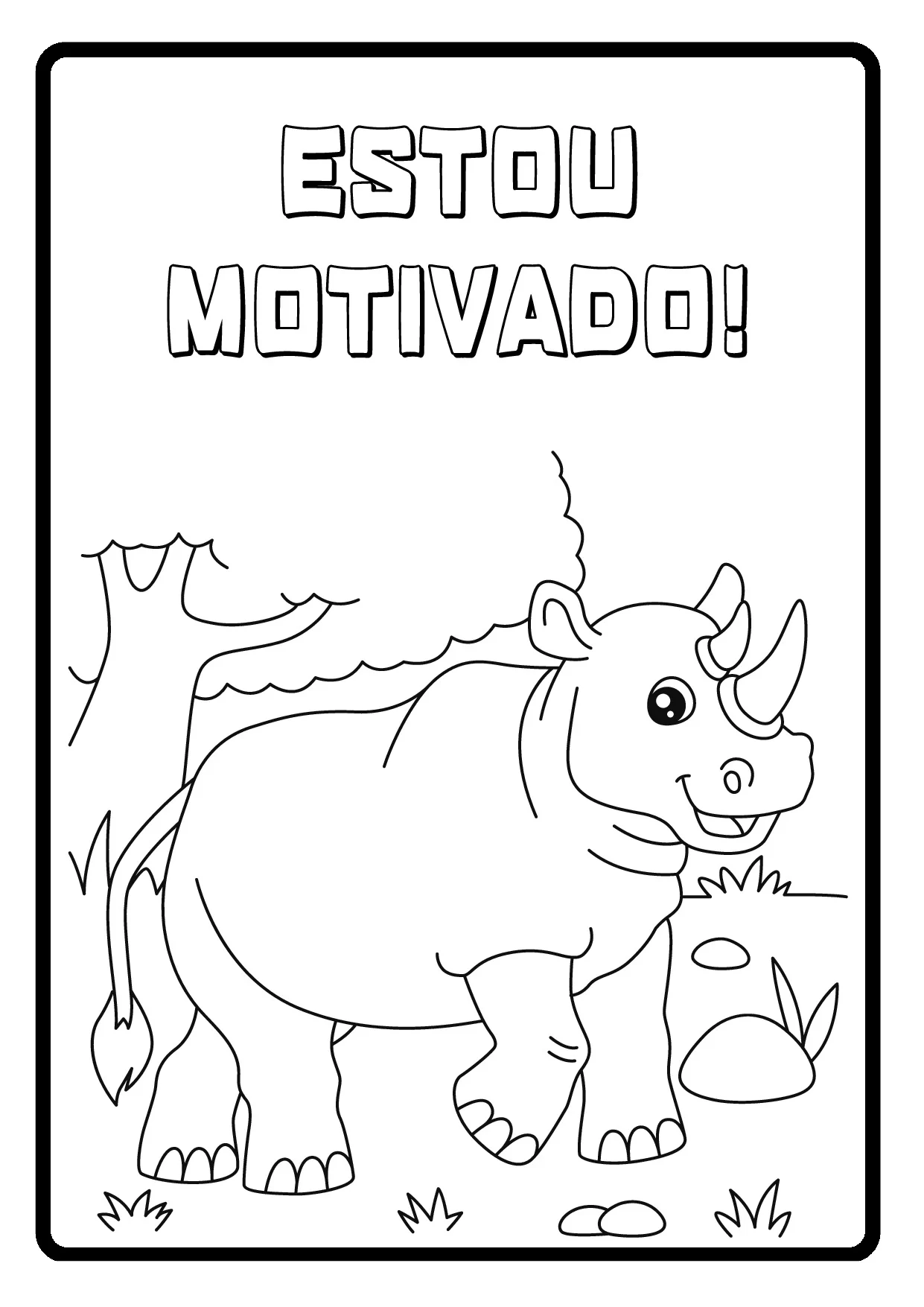 Desenhos Para Colorir E Imprimir Com Animais 3