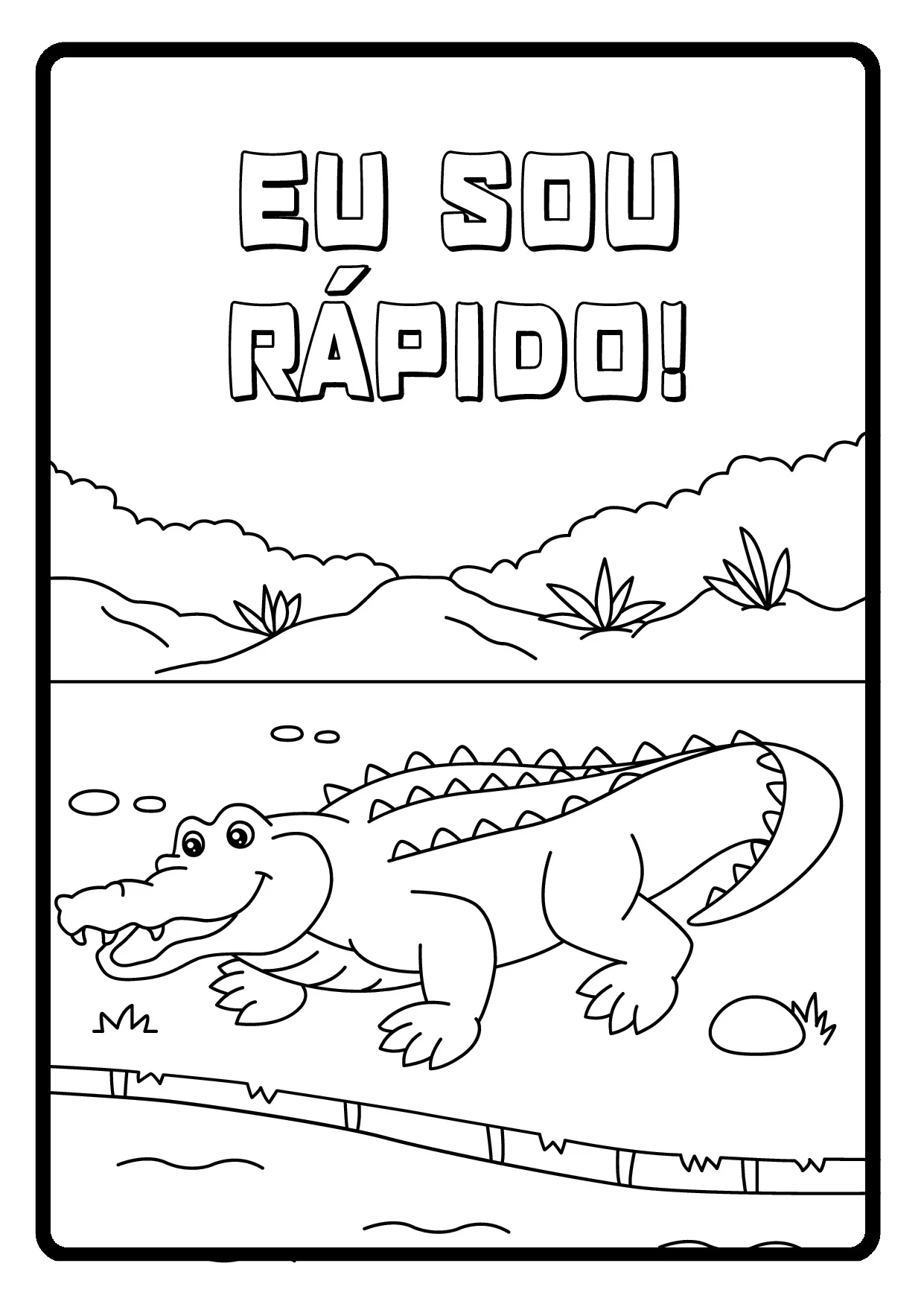 Desenhos Para Colorir E Imprimir Com Animais 4