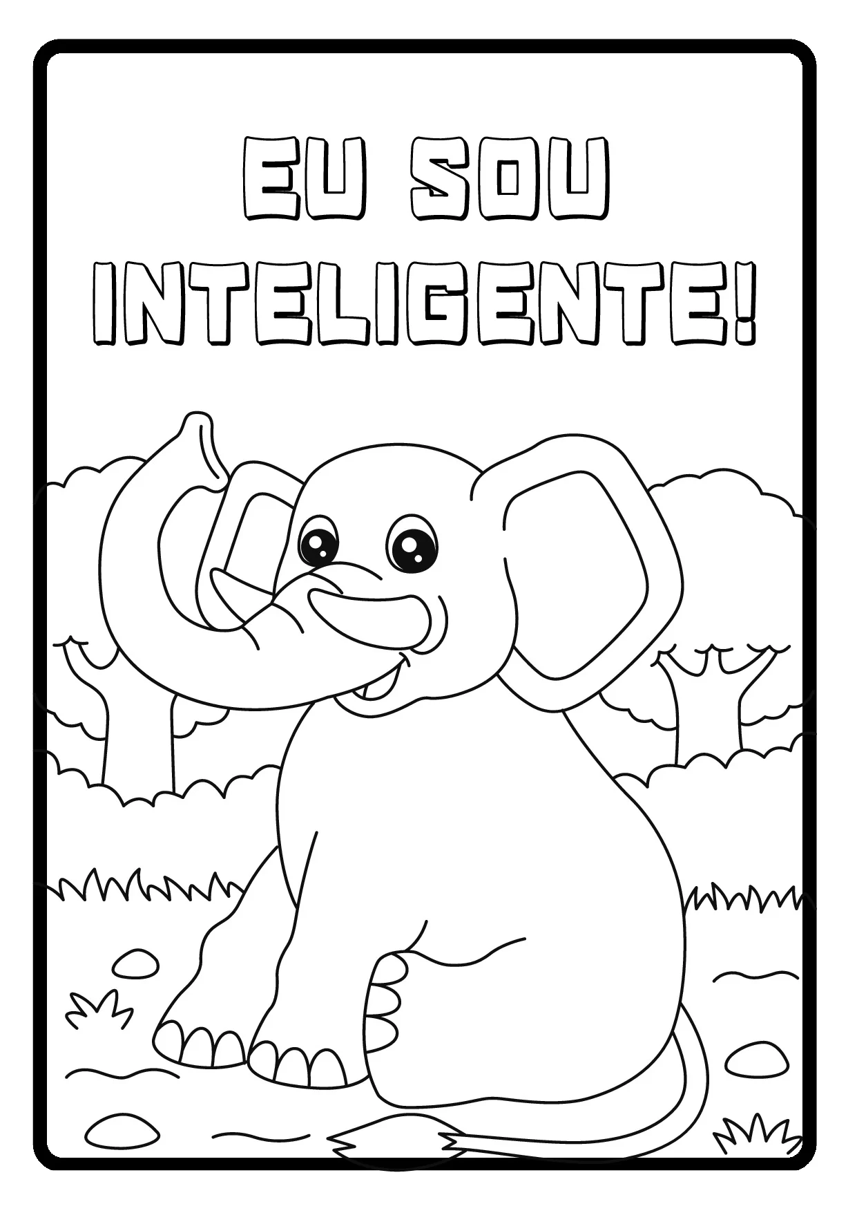 Desenhos Para Colorir E Imprimir Com Animais 6