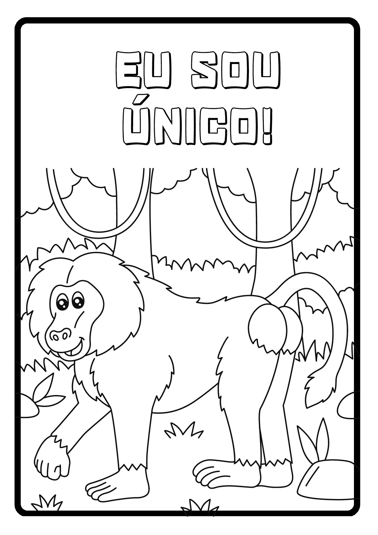 Desenhos Para Colorir E Imprimir Com Animais 7