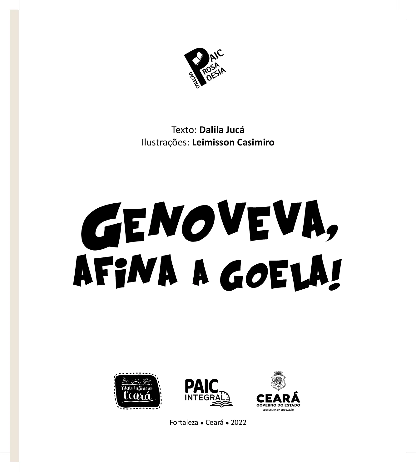 Genoveva Afina A Goela Livro Infantil 3