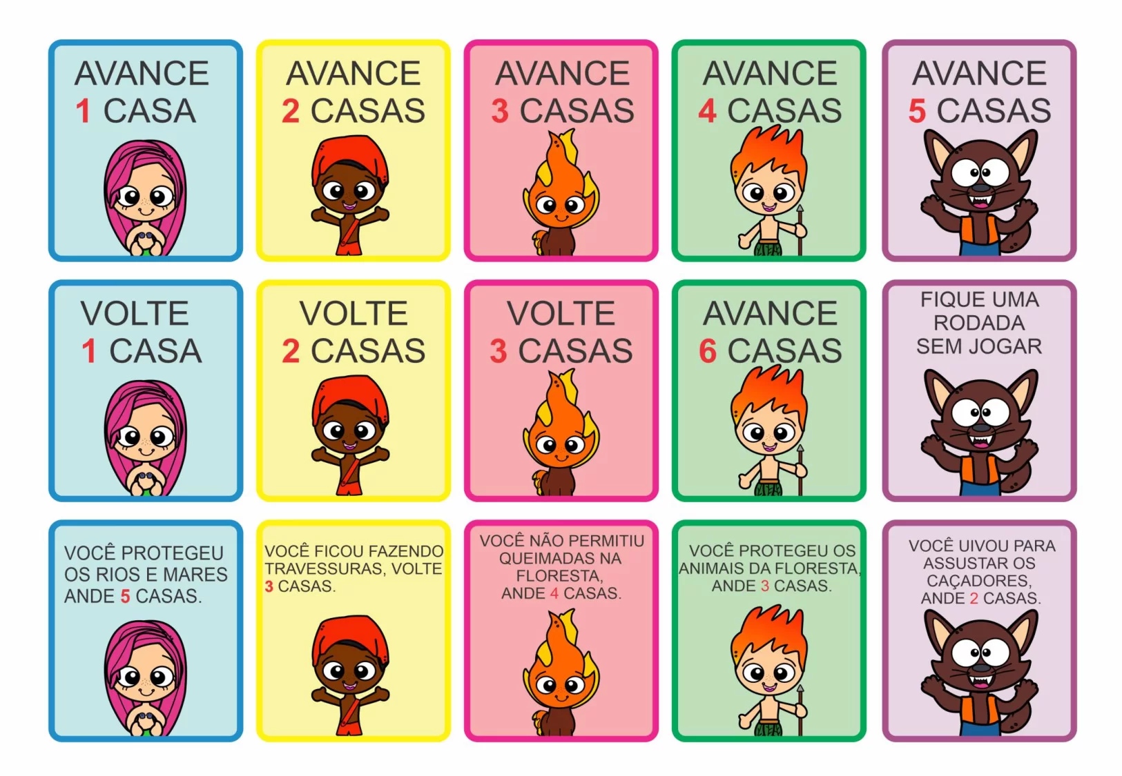 Jogo De Tabuleiro Folclore Para Imprimir Atividade Em PDF 4