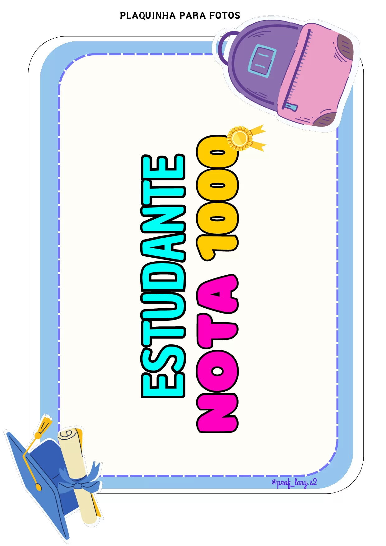 Kit Para O Dia Do Estudante Tags Plaquinhas Caixinha E Posteres 5