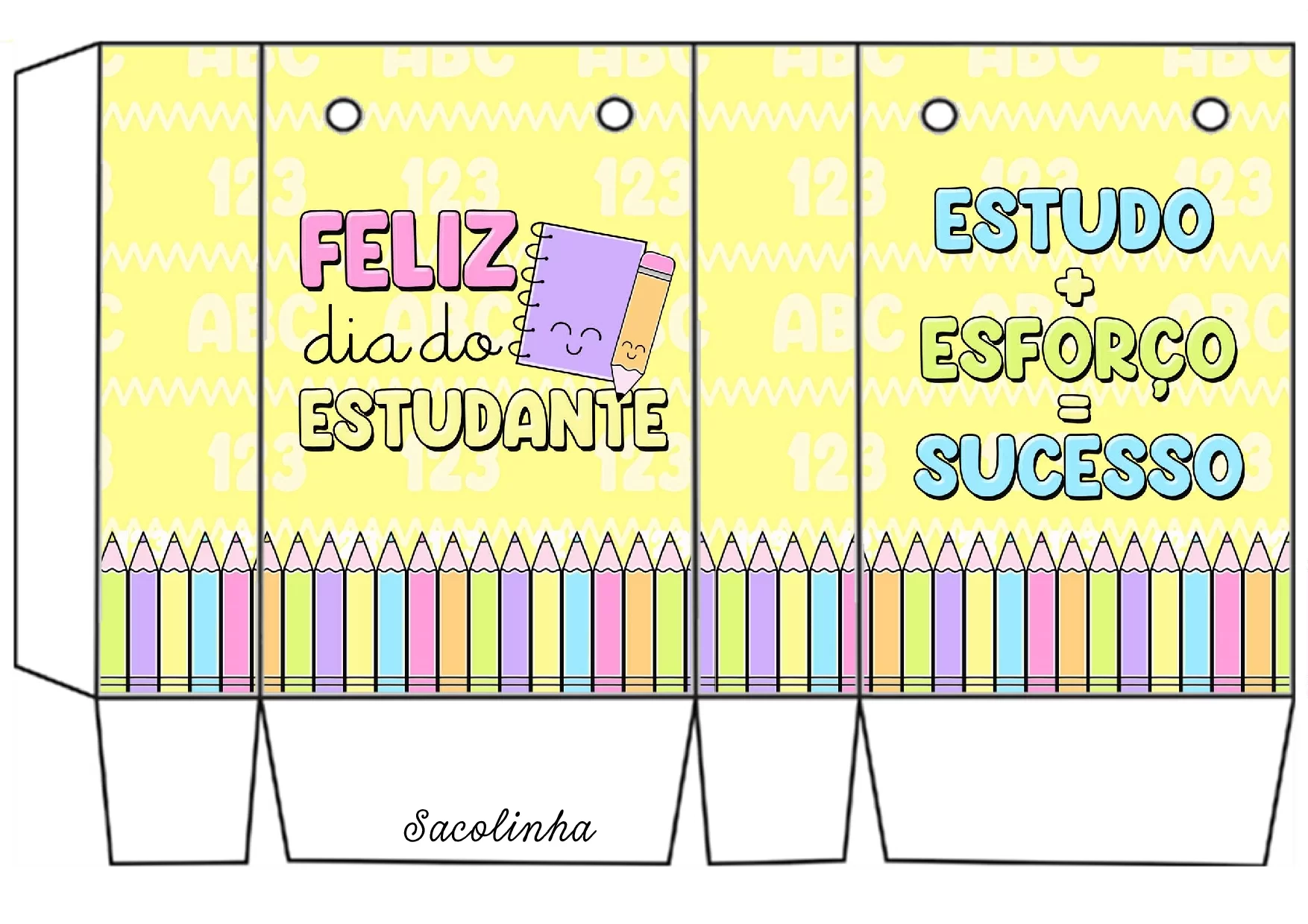 Lembrancinhas Dia Do Estudante Para Imprimir PDF Gratis 14