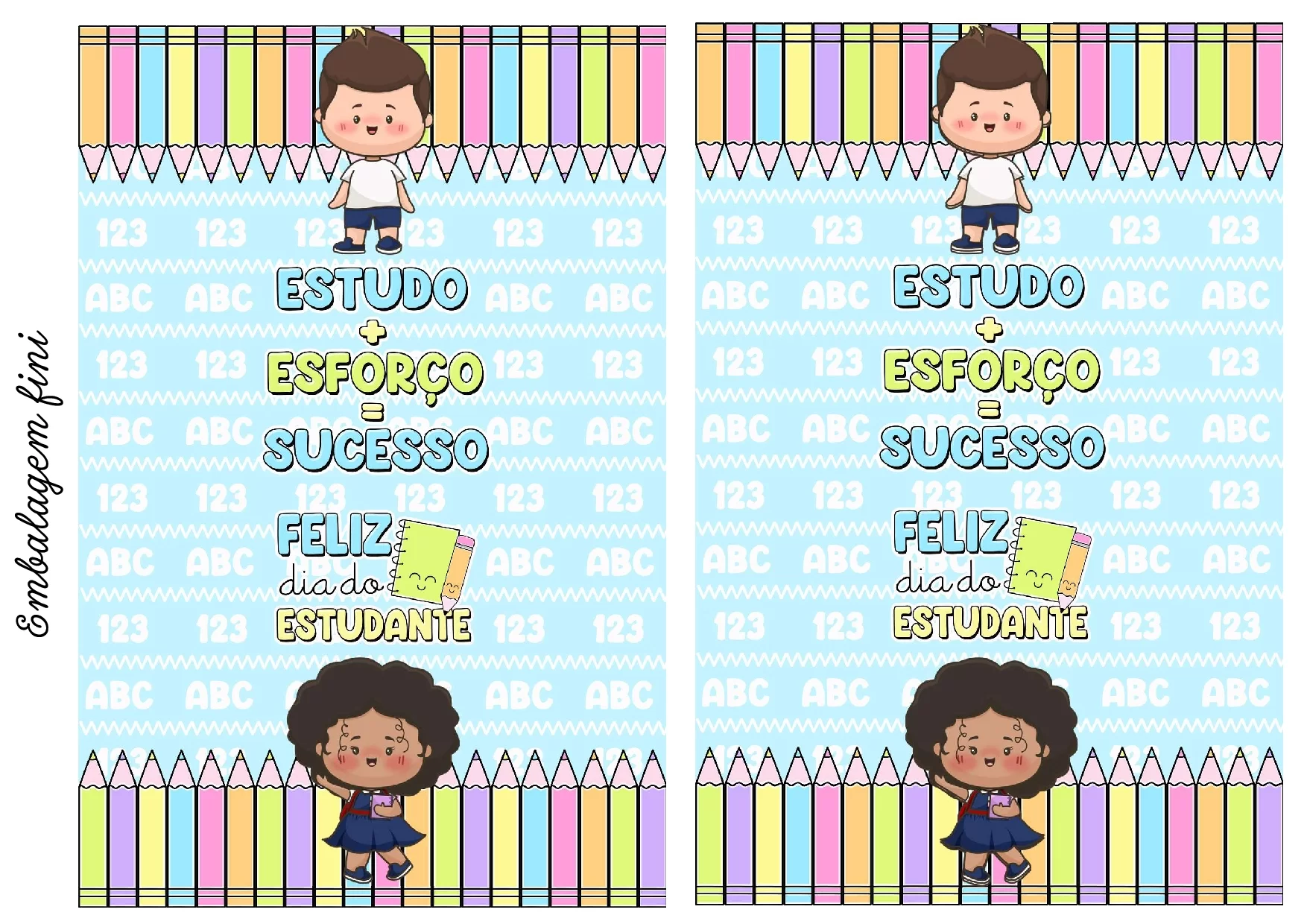 Lembrancinhas Dia Do Estudante Para Imprimir PDF Gratis 5