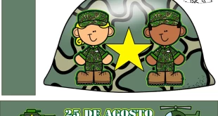 Molde painel dia do soldado em pdf completo para imprimir