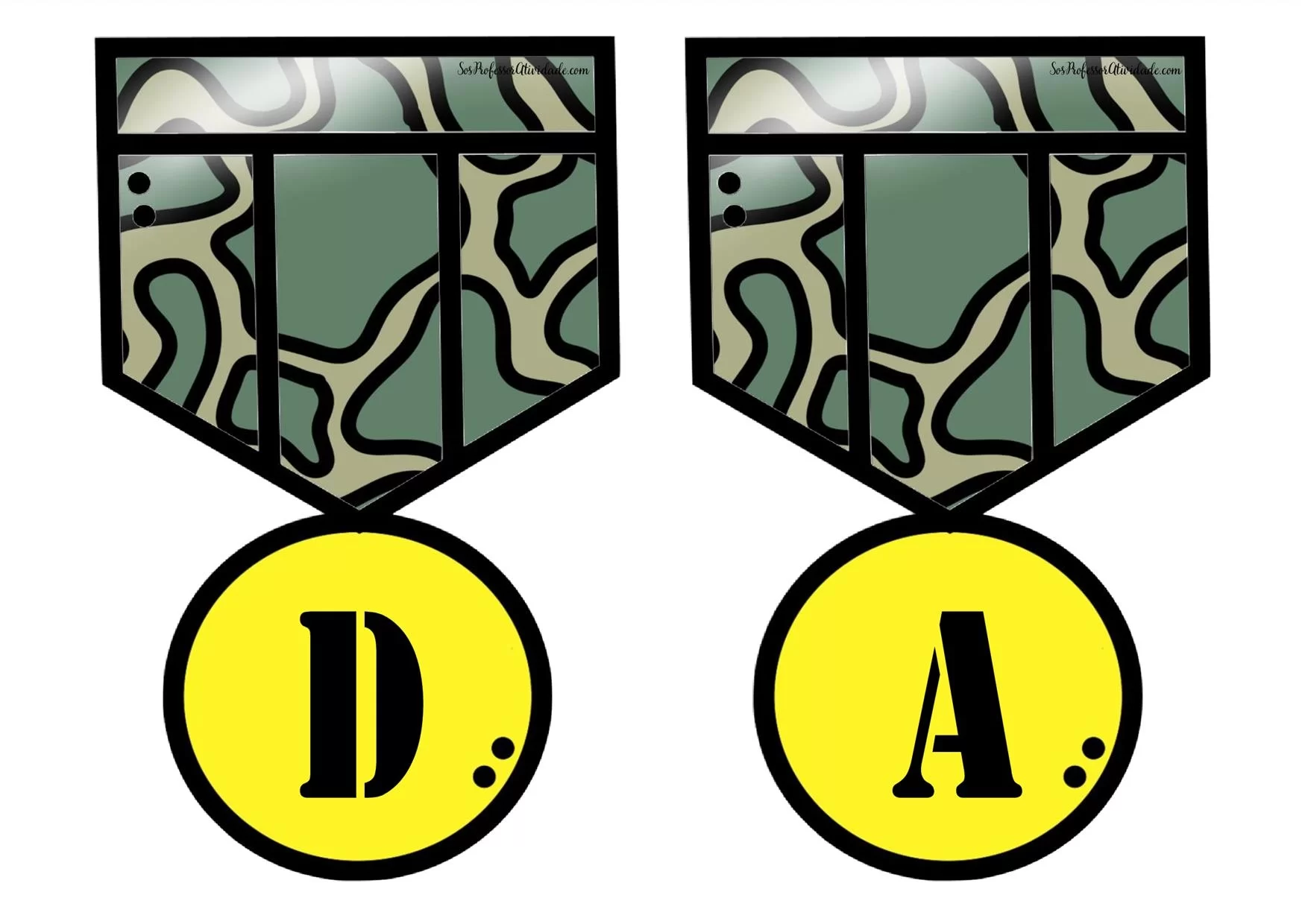 Molde Painel Dia Do Soldado Em Pdf Completo Para Imprimir 7