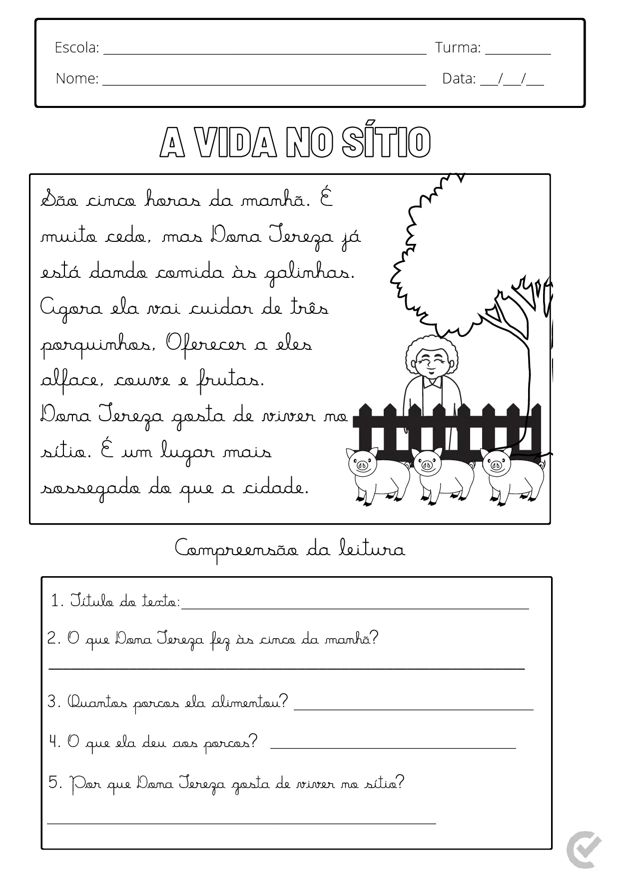 Textos De Alfabetizacao Para Imprimir PDF Gratis 10