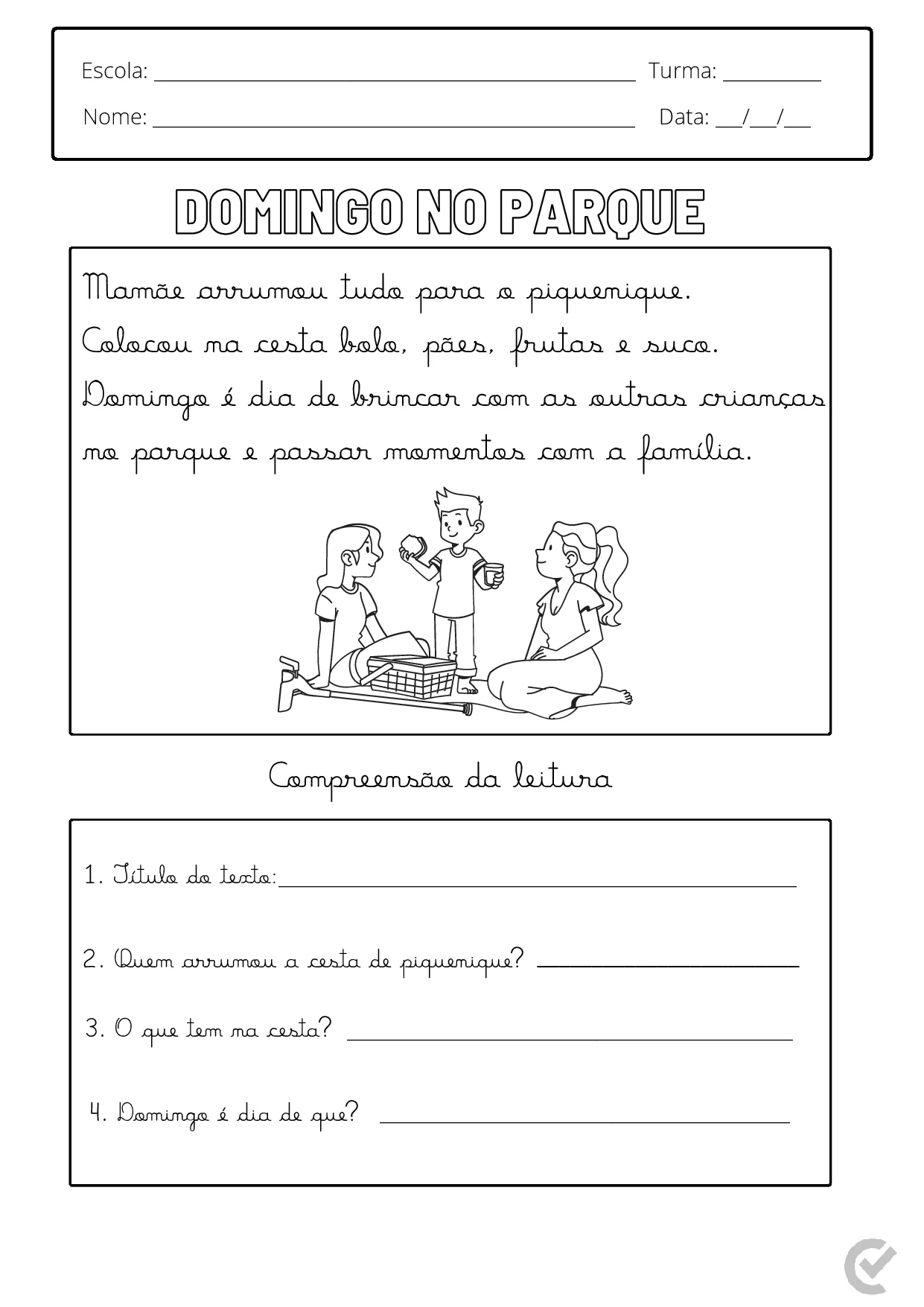 Textos De Alfabetizacao Para Imprimir PDF Gratis 7