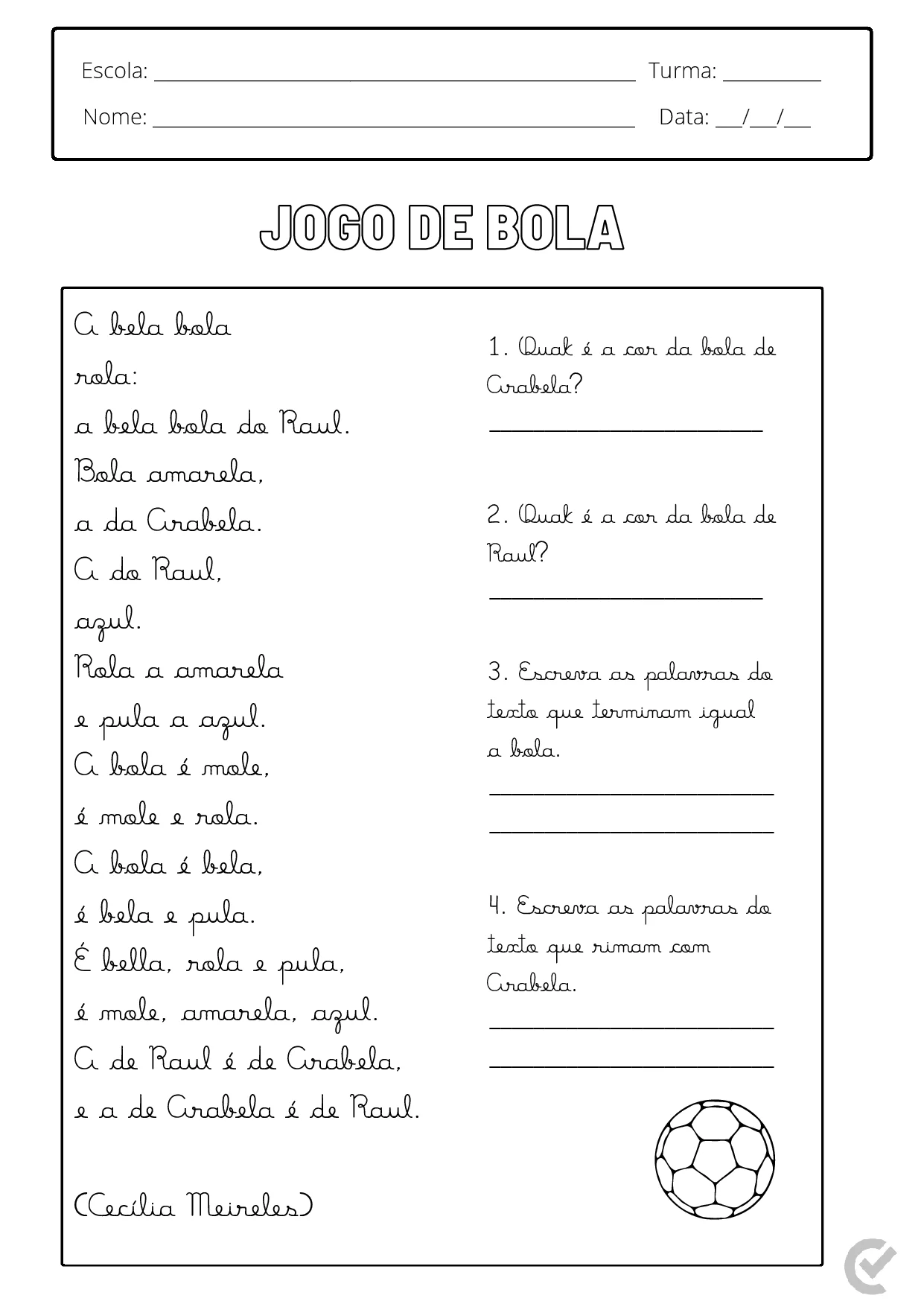 Textos De Alfabetizacao Para Imprimir PDF Gratis 9