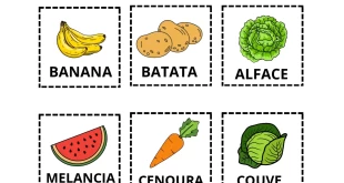 Atividades de Alimentação Saudável Infantil em PDF