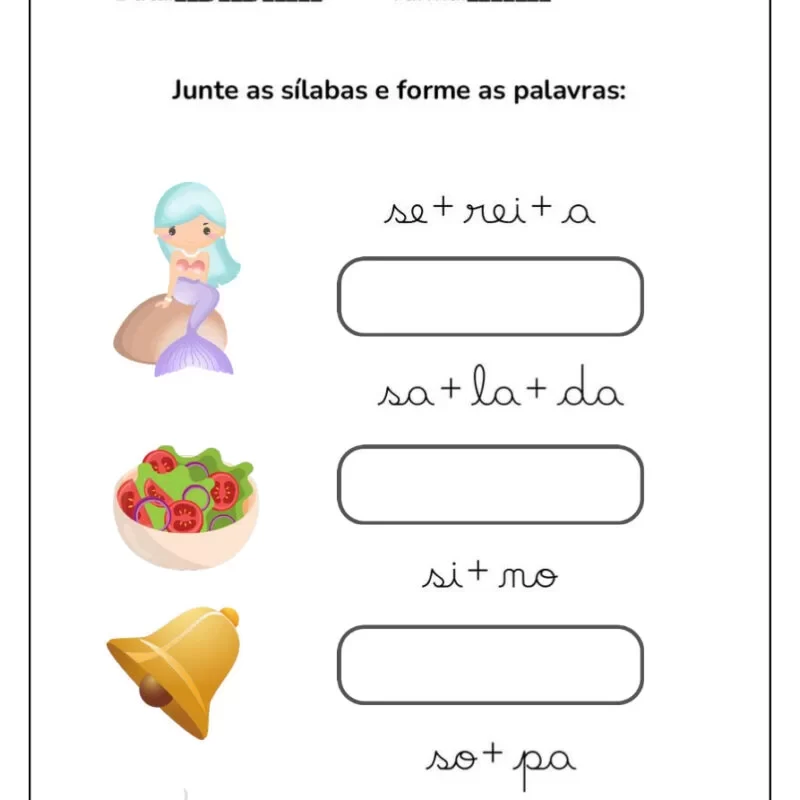 Formando Palavras: Atividades de Alfabetização para Crianças 15