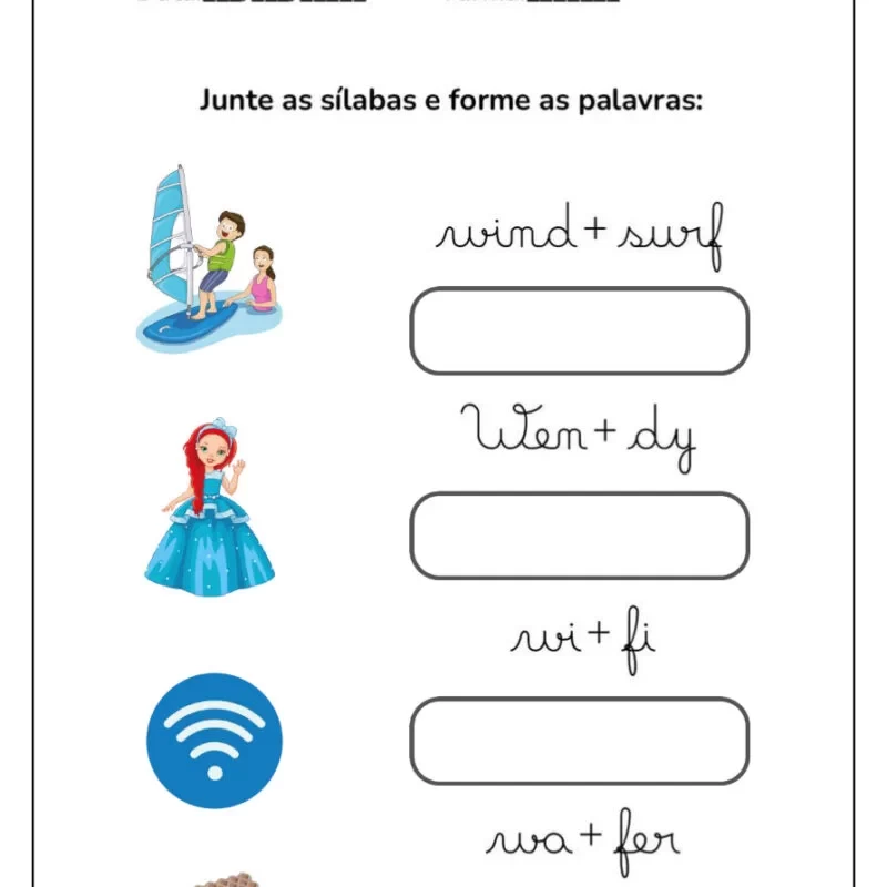 Formando Palavras: Atividades de Alfabetização para Crianças 18