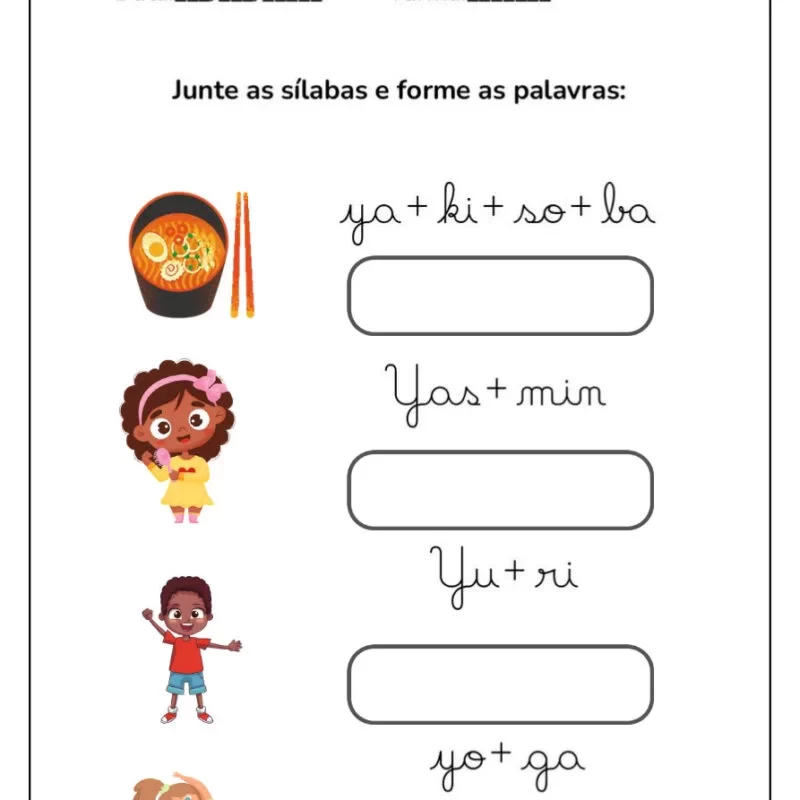 Formando Palavras: Atividades de Alfabetização para Crianças 20
