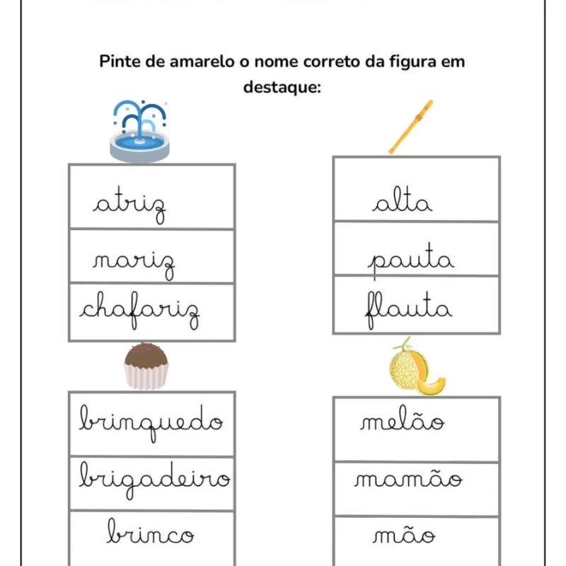Formando Palavras: Atividades de Alfabetização para Crianças 22