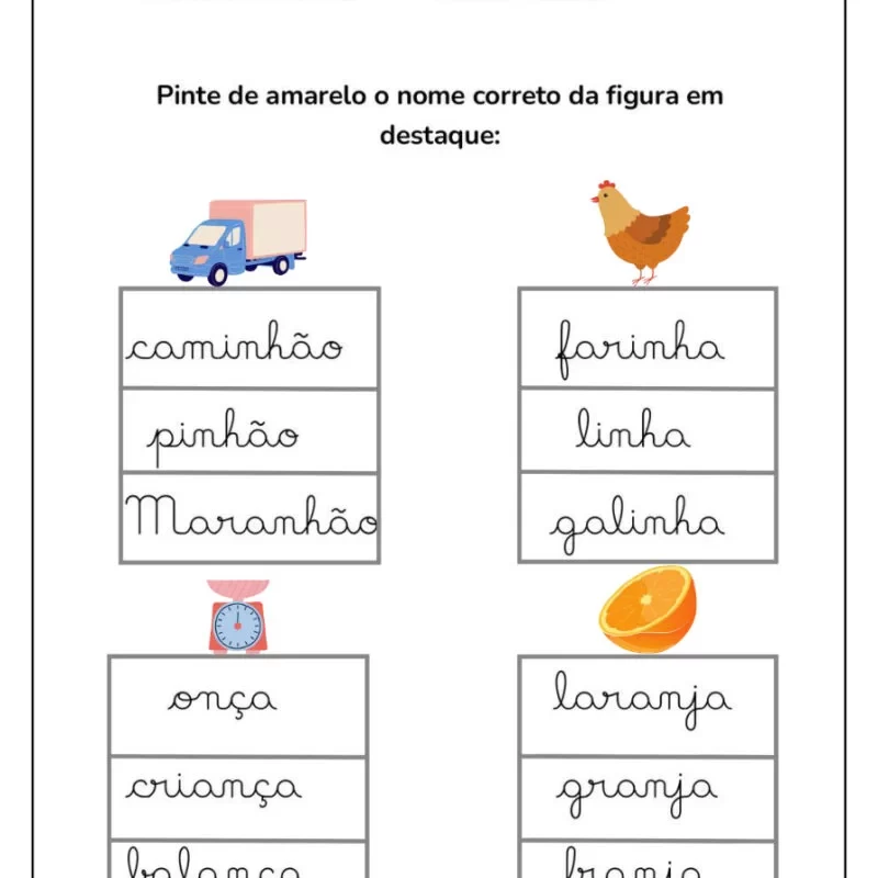 Formando Palavras: Atividades de Alfabetização para Crianças 24