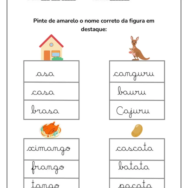 Formando Palavras: Atividades de Alfabetização para Crianças 26