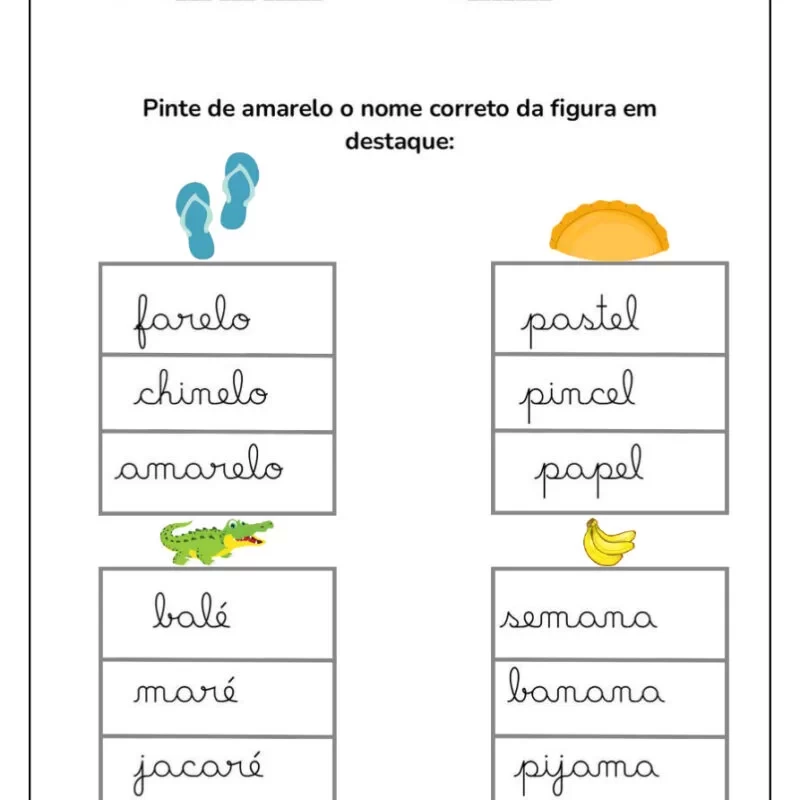 Formando Palavras: Atividades de Alfabetização para Crianças 27