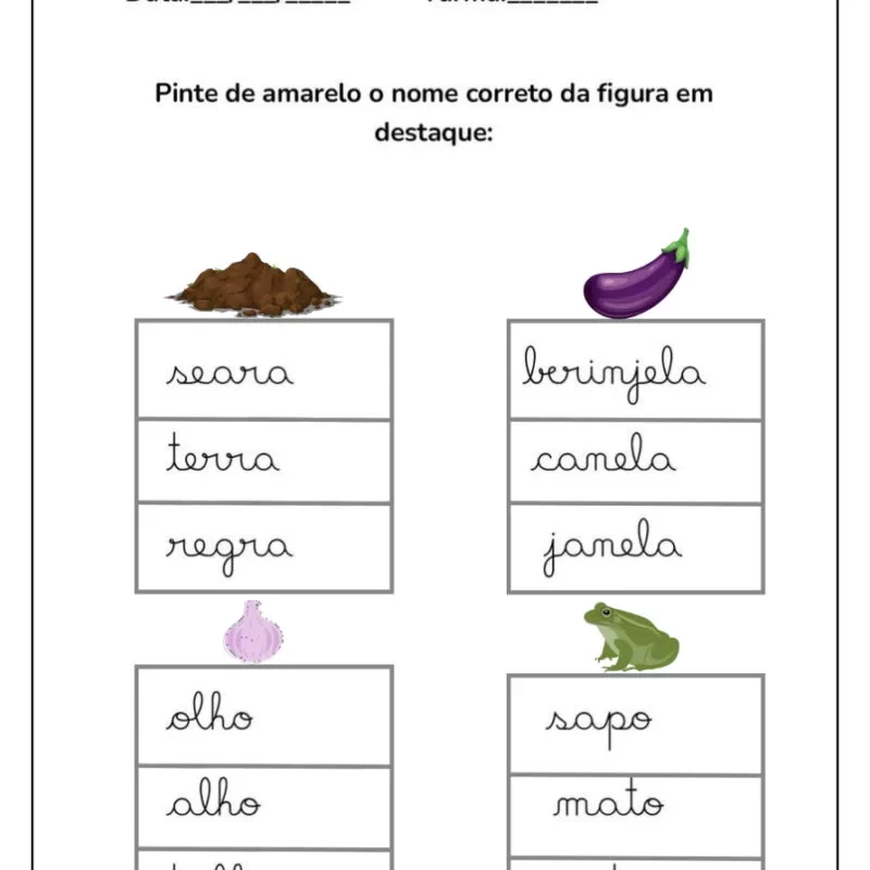 Formando Palavras: Atividades de Alfabetização para Crianças 29