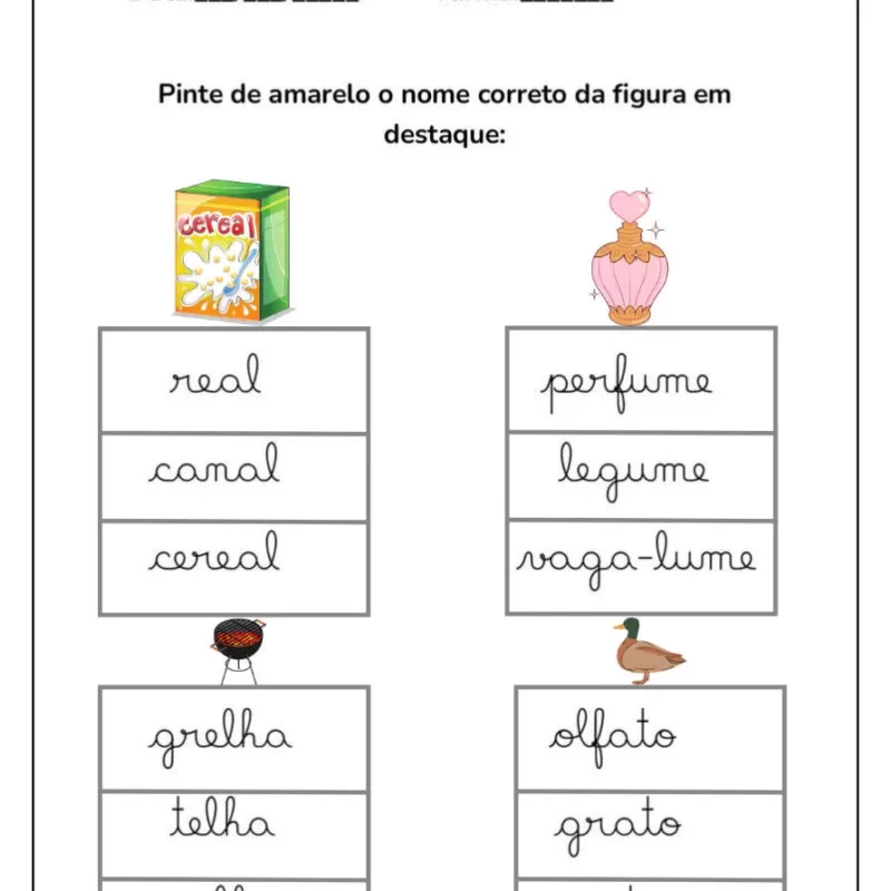 Formando Palavras: Atividades de Alfabetização para Crianças 33