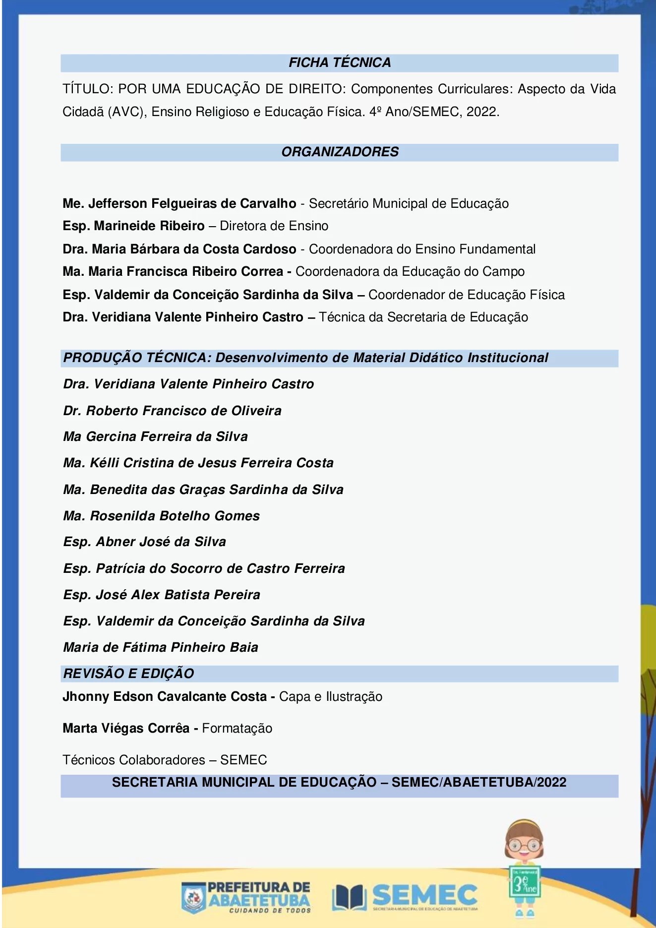 Atividades 3º ano em PDF: cidadania, religião e educação física — p2 | Ensino Já atividades para educação infantil (ensinoja.com)