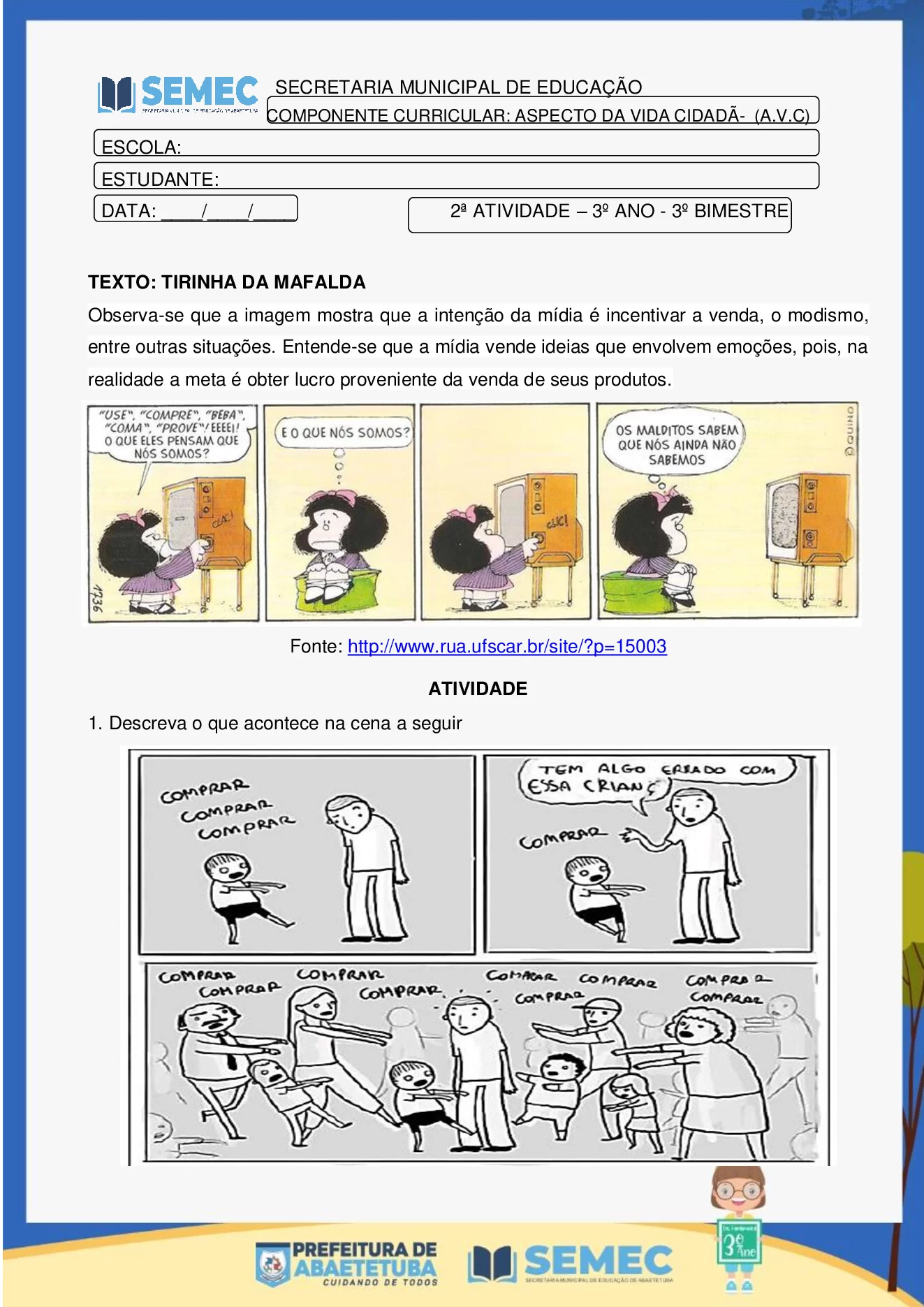 Atividades 3º ano em PDF: cidadania, religião e educação física — p23 | Ensino Já atividades para educação infantil (ensinoja.com)