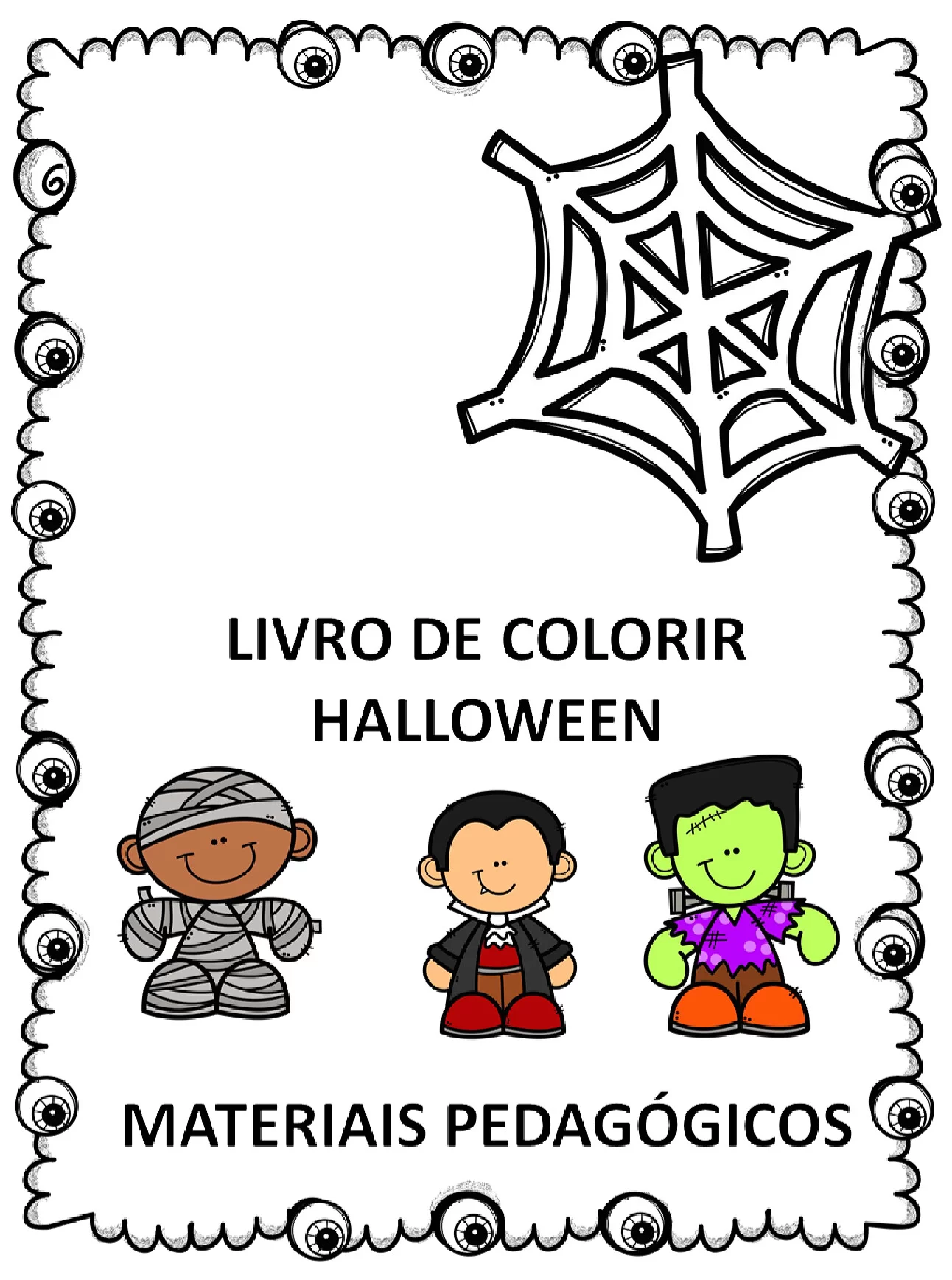 Atividades de Halloween para colorir — p1 | Ensino Já atividades para educação infantil (ensinoja.com)