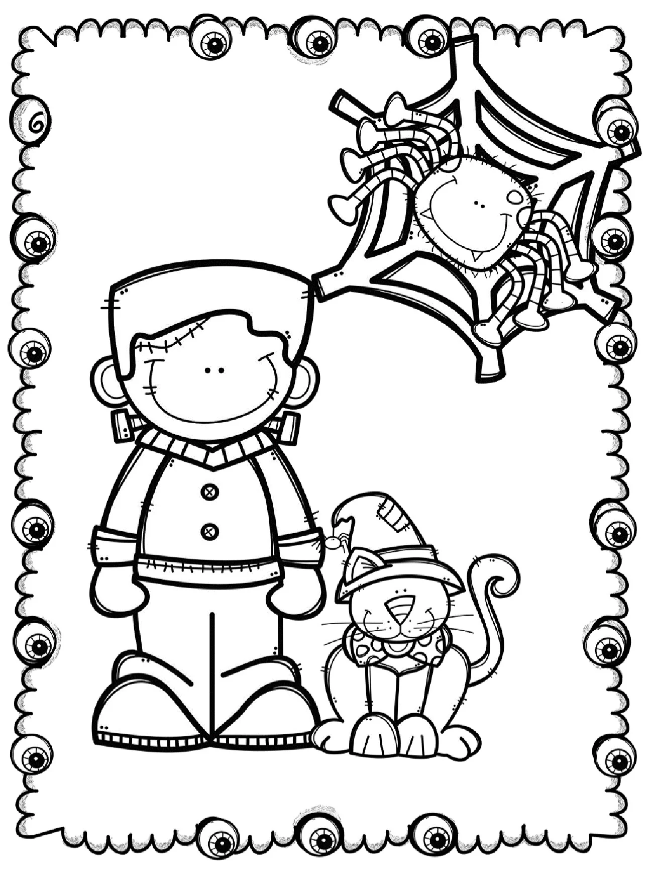 Atividades de Halloween para colorir — p2 | Ensino Já atividades para educação infantil (ensinoja.com)