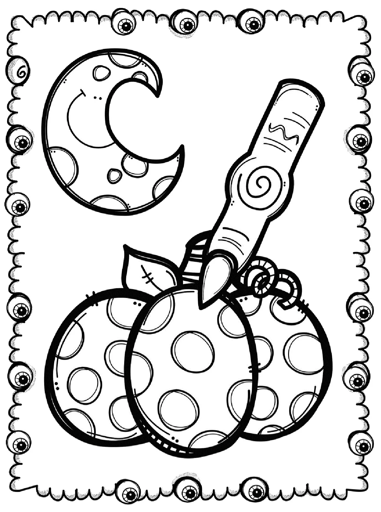 Atividades de Halloween para colorir — p6 | Ensino Já atividades para educação infantil (ensinoja.com)