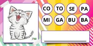 Atividades educação infantil: Caça Sílabas em PDF — p1 | Ensino Já atividades para educação infantil (ensinoja.com)