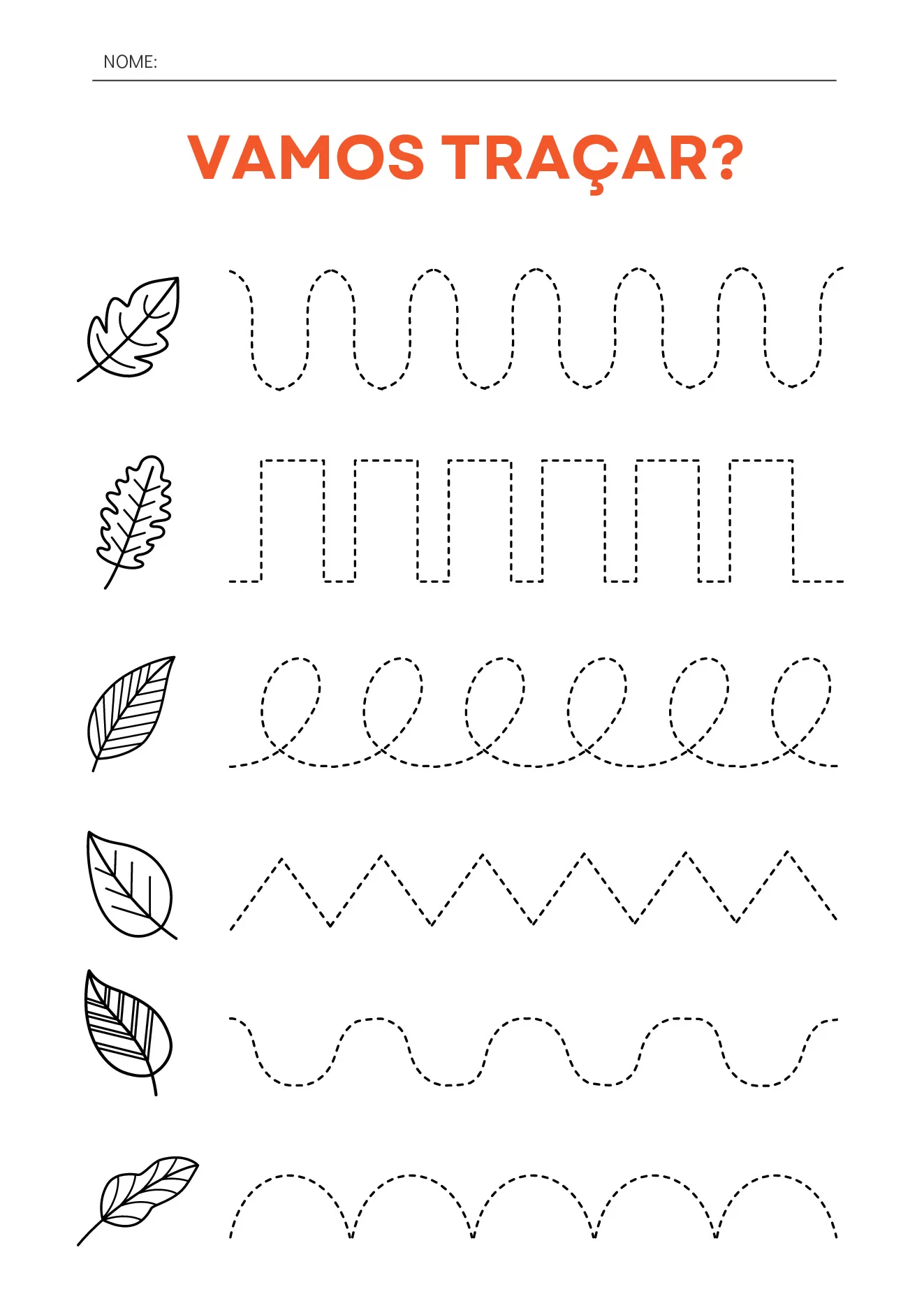 Atividades infantis gratuitas para traçar formas — p4 | Ensino Já atividades para educação infantil (ensinoja.com)
