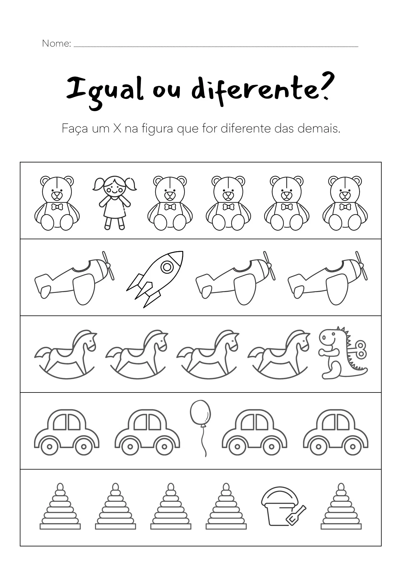 Atividades matemáticas para educação infantil — p3 | Ensino Já atividades para educação infantil (ensinoja.com)