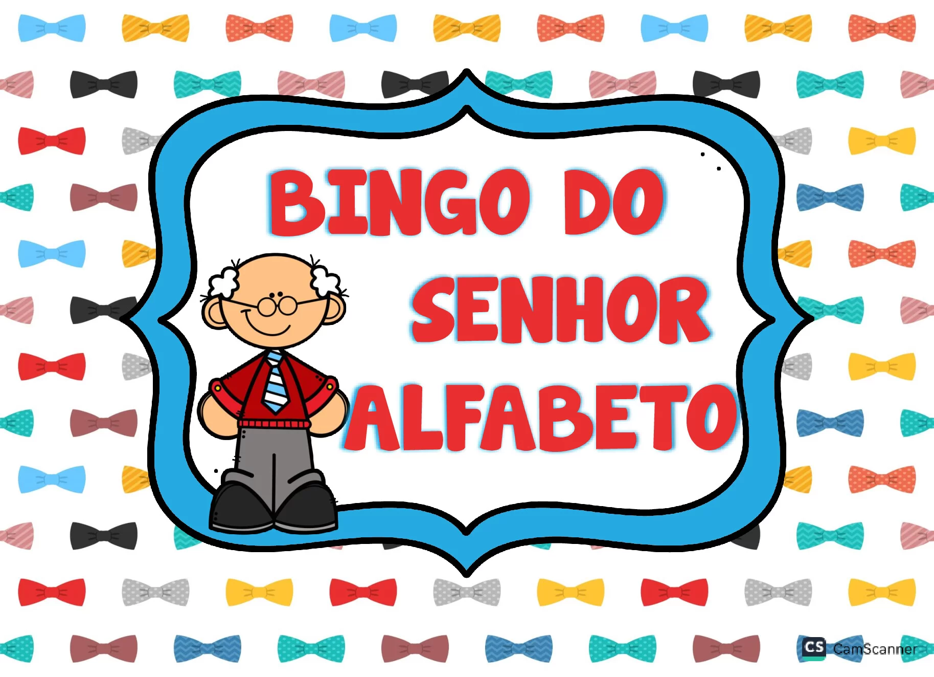 Bingo do Senhor Alfabeto para crianças — p1 | Ensino Já atividades para educação infantil (ensinoja.com)