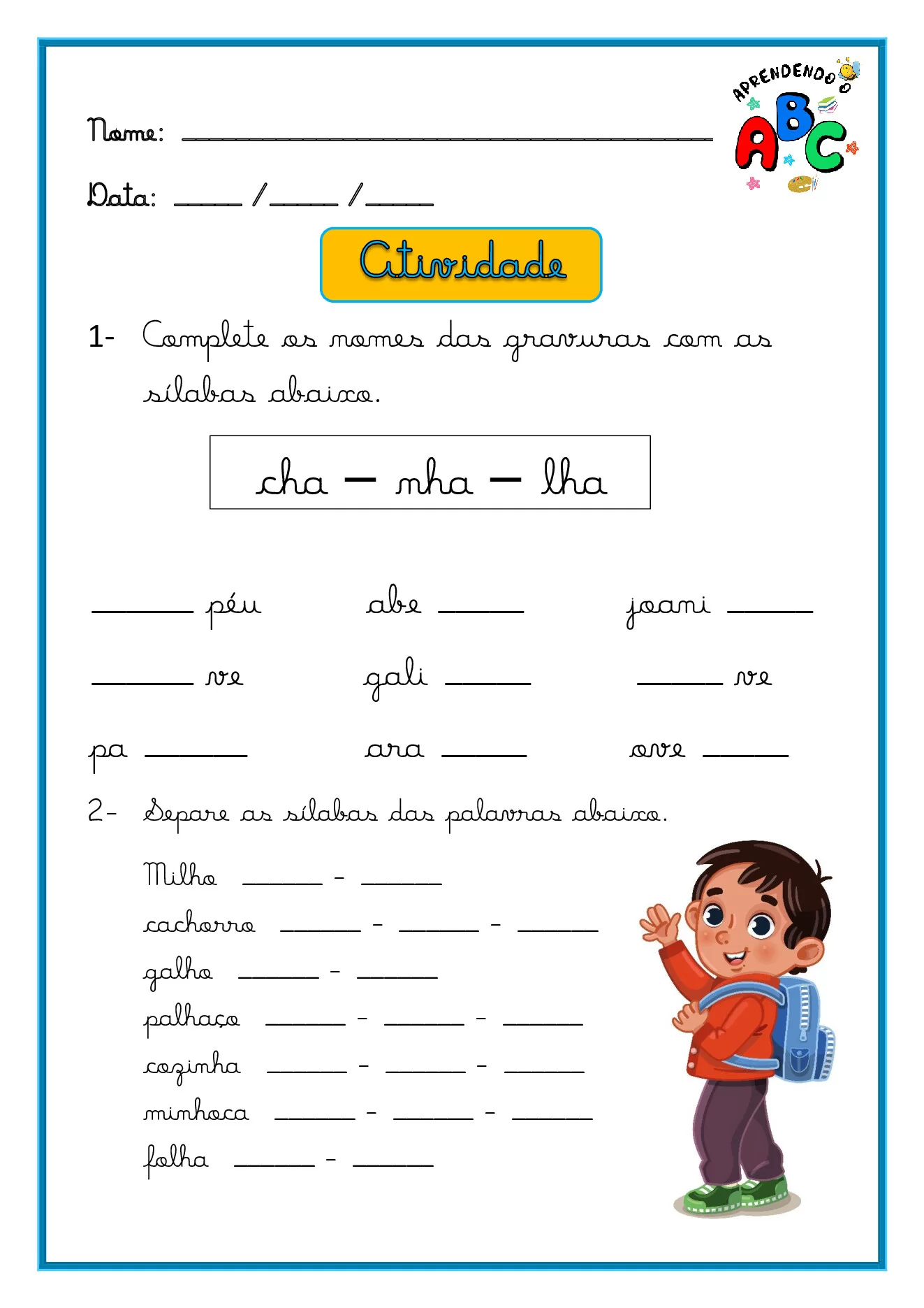Atividades educativas para casa e escola — p4