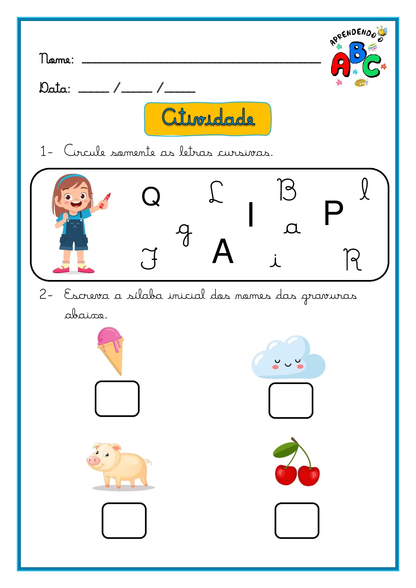 Atividades educativas para casa e escola — p5