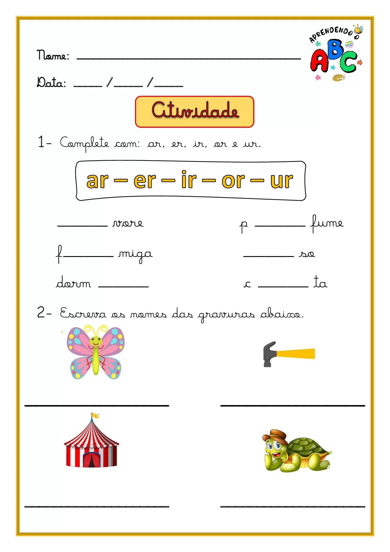 Atividades educativas para casa e escola — p9