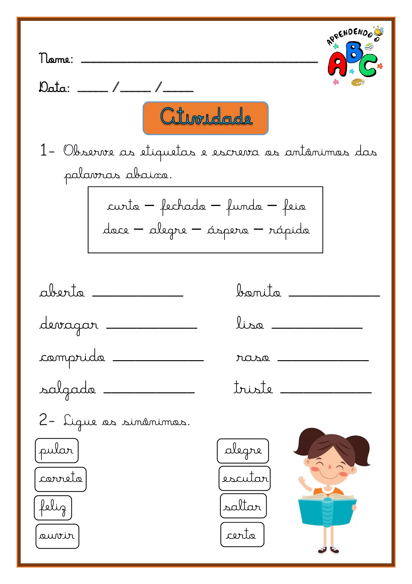 Atividades educativas para casa e escola — p10