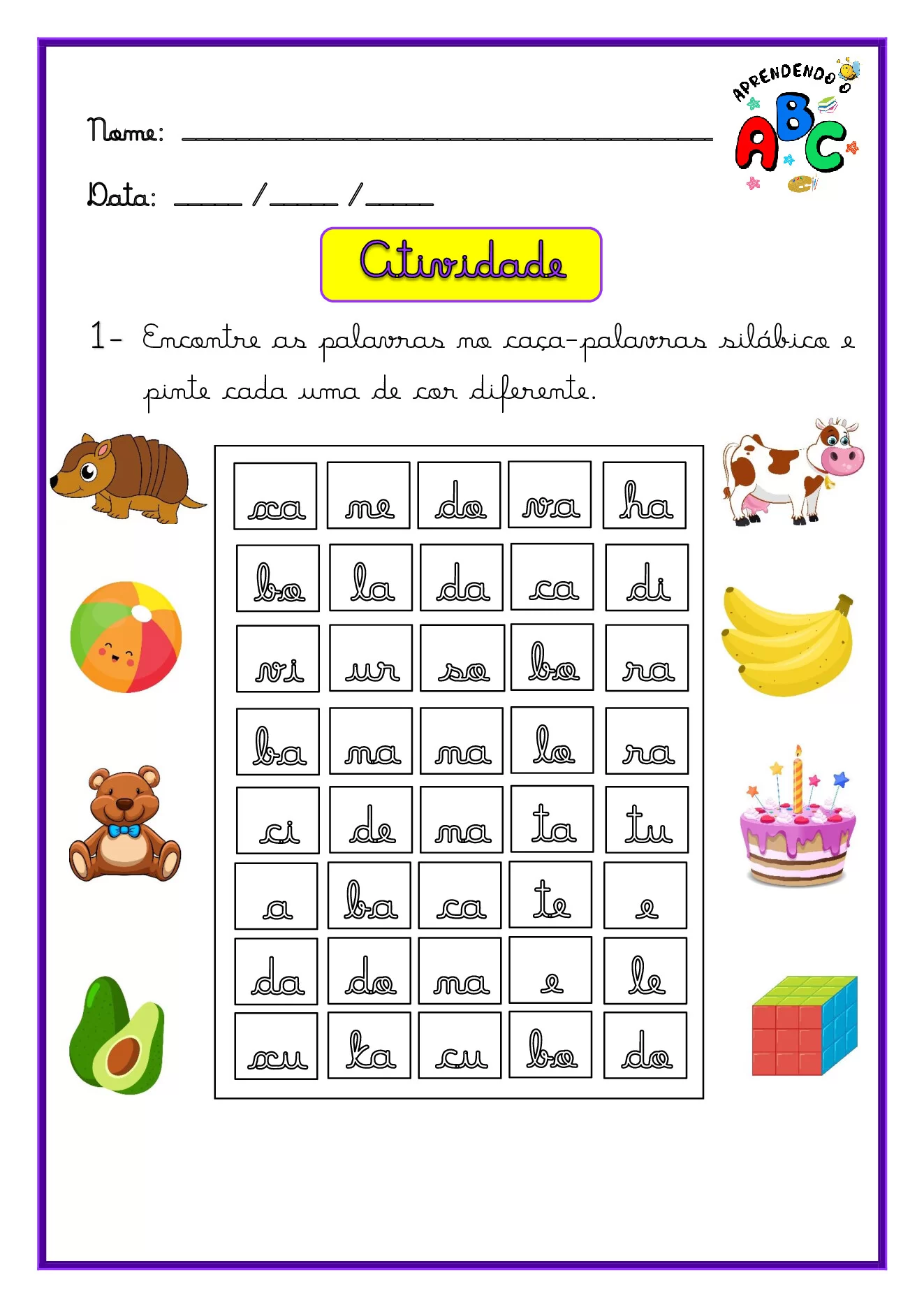 Atividades educativas para casa e escola — p17