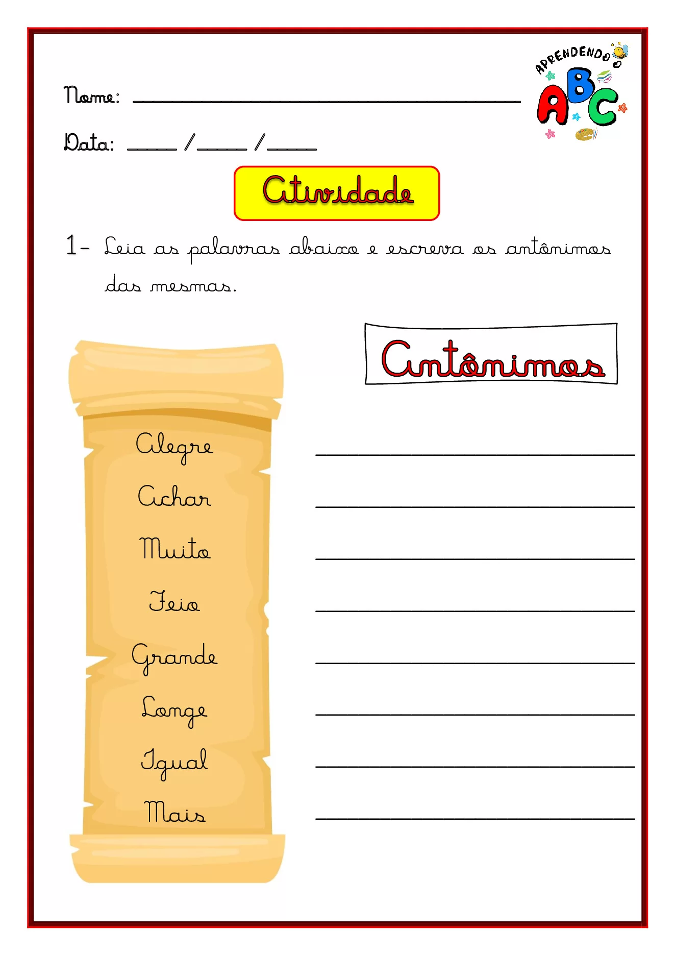 Atividades educativas para casa e escola — p20