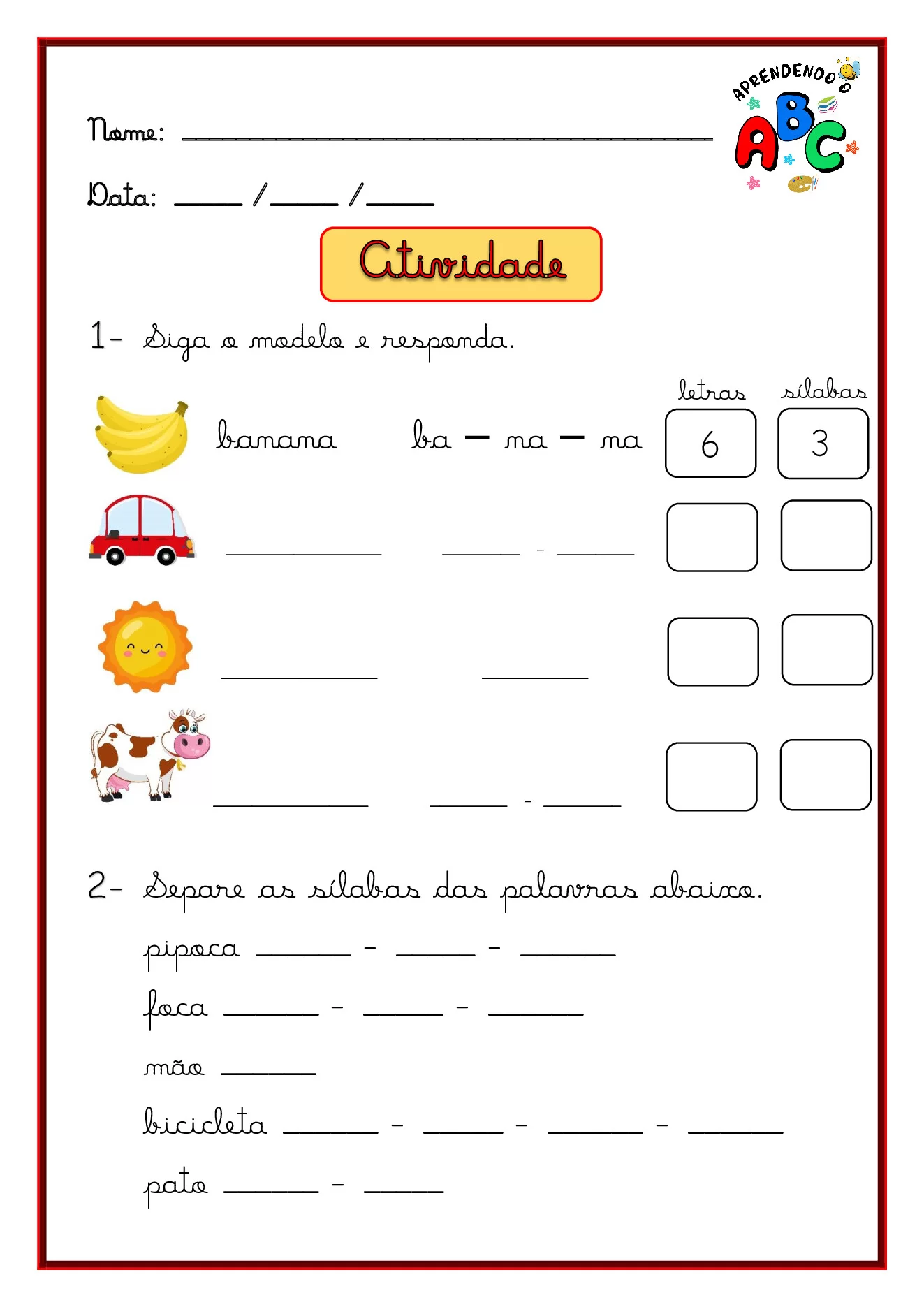 Atividades educativas para casa e escola — p23