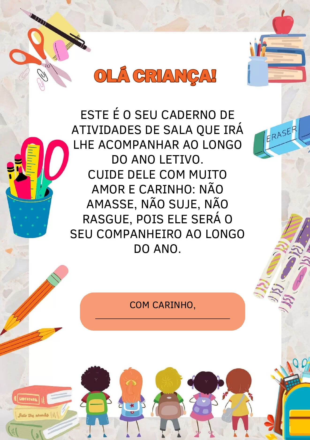 Importância da agenda escolar para crianças — p4 | Ensino Já atividades para educação infantil (ensinoja.com)