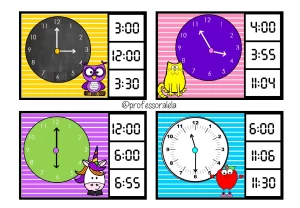 Jogo das horas: atividade de relógio para imprimir (PDF) — p1 | Ensino Já atividades para educação infantil (ensinoja.com)