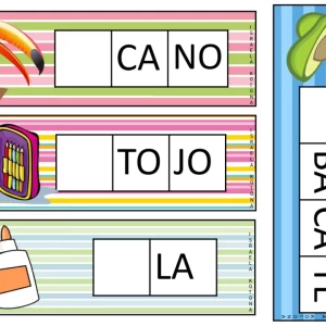 Atividades de Alfabetização: Aprendendo com Palavras