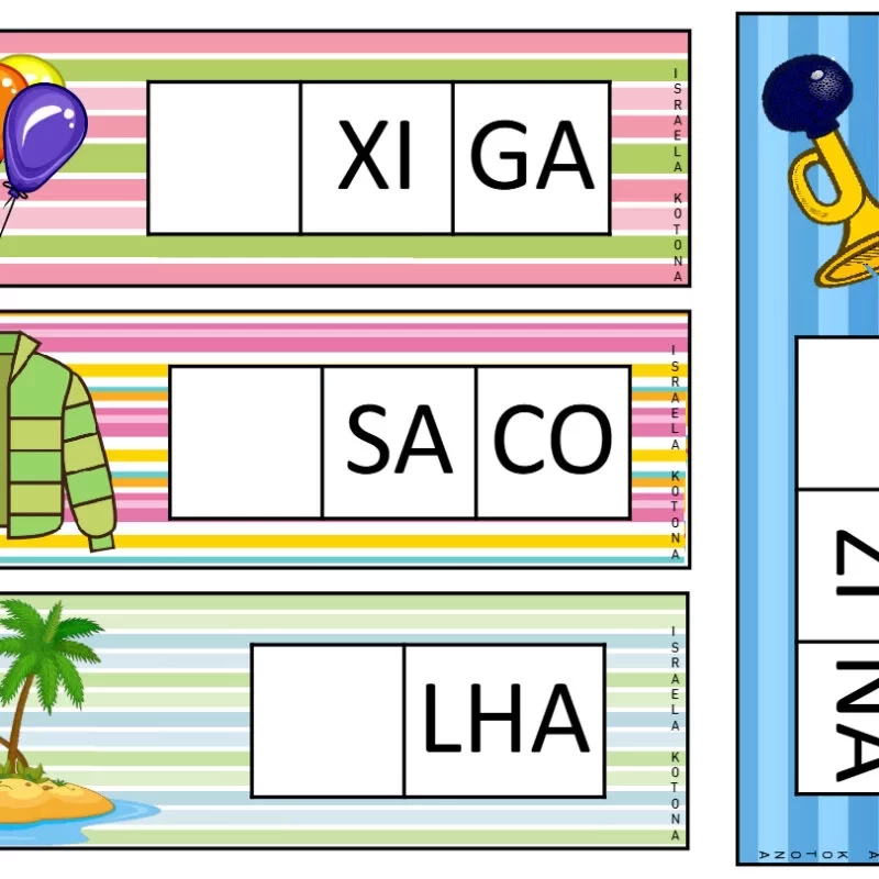 Atividades de Alfabetização: Aprendendo com Palavras 2