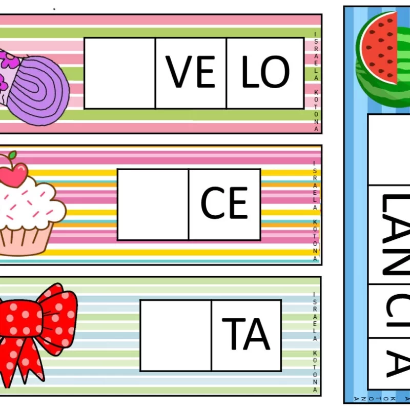 Atividades de Alfabetização: Aprendendo com Palavras 4